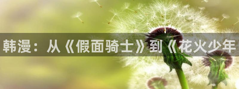 韩漫画无删减在线观看：韩漫：从《假面骑士》到《花火少年