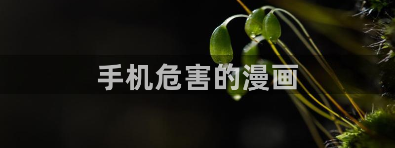 p5韩漫免费网站：手机危害的漫画