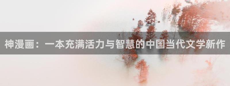 韩漫画网：神漫画：一本充满活力与智慧的中国当代文学新作